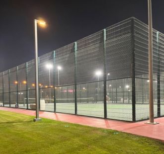 Terrace cricket net for residential building